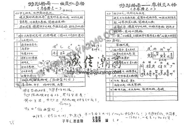 图片[12]-【丫丫命理網】朱鵲橋子平命理進階,初階筆記【87頁紙本講義】 其中包含流年吉凶看法，各種命理格局，包羅萬象 ，具體請看試看 - 誠信潮商命理網人民幣分站-誠信潮商命理網人民幣分站