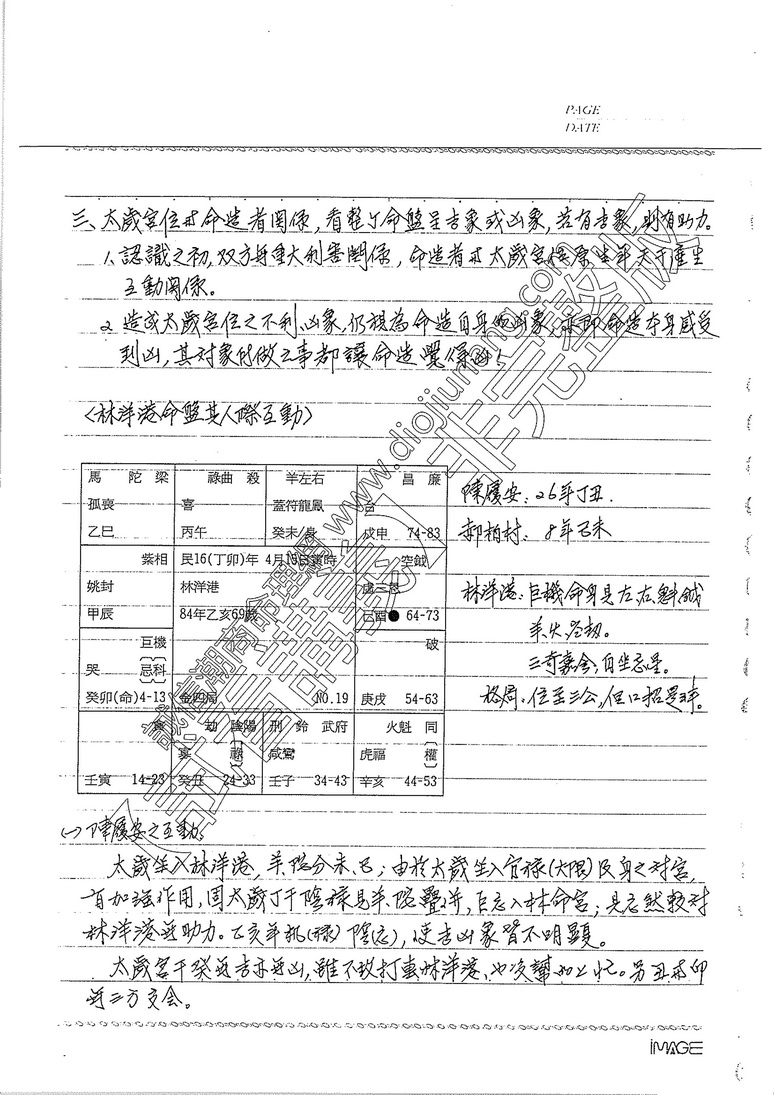 图片[6]-【更新活盤論命絕技入卦試看】紫雲先生-紫微斗數活盤班.進階班授徒講義筆記手稿【紙本240頁】，含紫雲絕技入卦，屬於最高階講義值得收藏，會加水印噢 - 誠信潮商命理網人民幣分站-誠信潮商命理網人民幣分站