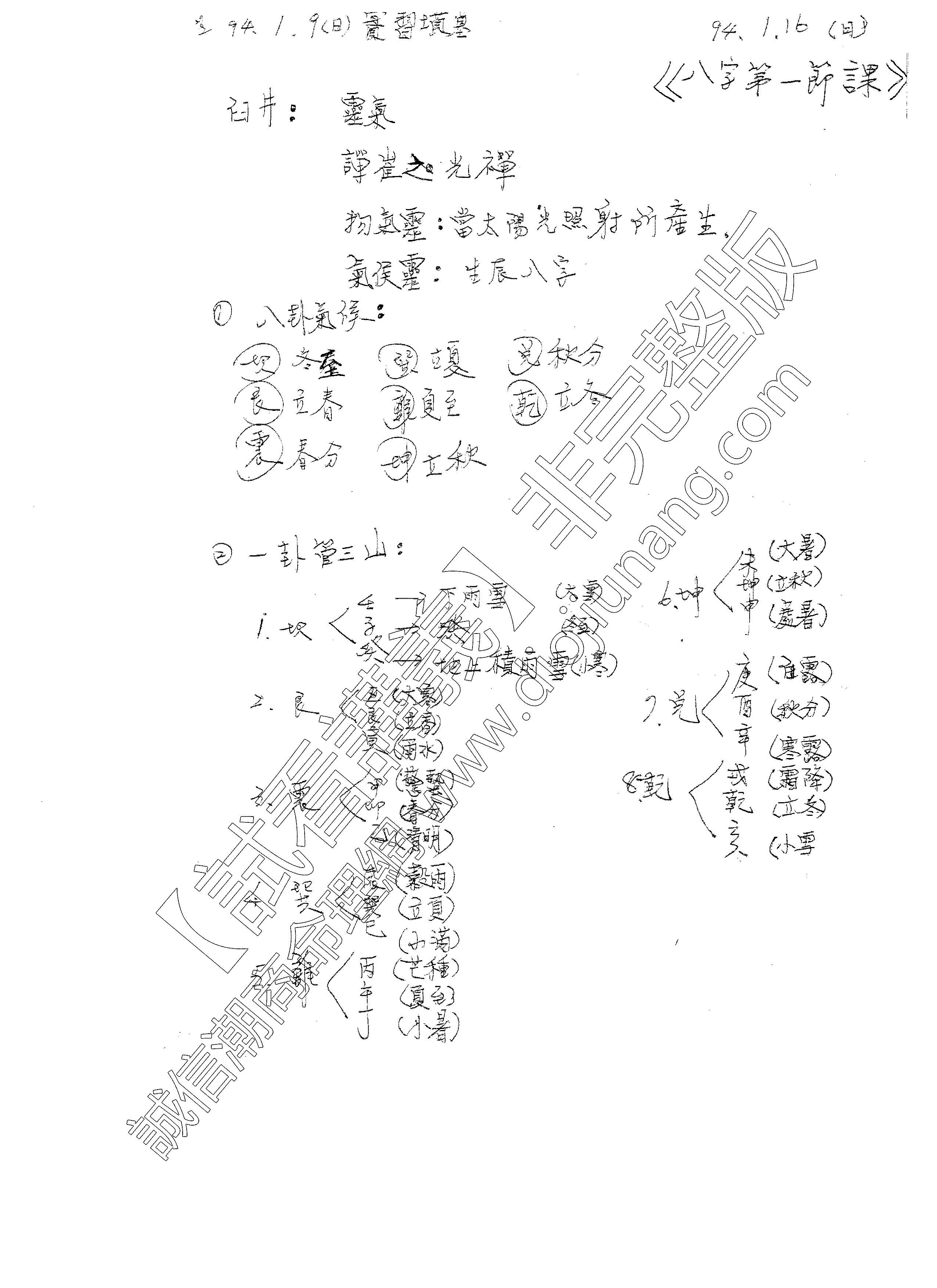 图片[5]-張慶和-形家地理理氣+八字講義67頁，這份講義是4個月的陽宅+八字的課程！因為張老師上課的沒有發教材的，所以這份筆記非常珍貴！ - 誠信潮商命理網人民幣分站-誠信潮商命理網人民幣分站